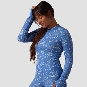 Backcountry Cedars RWS Merino Mid Weight Baselayer Crew Top Size Medium